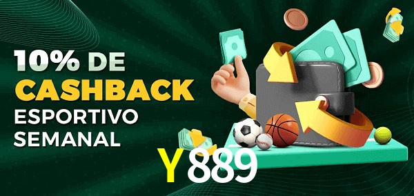 10% de bônus de cashback na Y889
